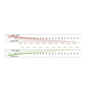 SwingPerfect Golf Carbon Fiber Tee Gate Spacing Gauge Odd Even Cross Reading 5-24cm Gap Measure <strong>Putting</strong> Drill <strong>Setup</strong> Tool OEM - Product Image 5