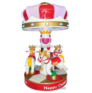 ม้าหมุนแบบกลไกสำหรับเด็กสนามเด็กเล่นในร่มม้าหมุนขนาดเล็ก - Product Image 2