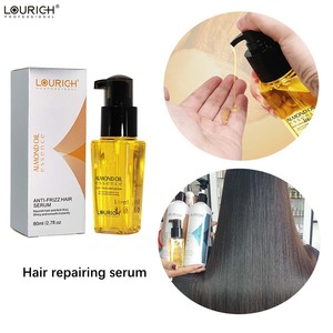 Aceite Capilar Profesional 80ml, Suero de Queratina, Argán y Almendras para Cabello <span class=keywords><strong>Seco</strong></span>, Dañado y Encrespado, <span class=keywords><strong>Tratamiento</strong></span> Nutritivo y Reparador, Uso en Salón - Product Image 4