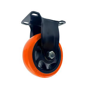 2 Zoll Polyurethan-Vollrad Schwenkbarer Bremsrollenrad mit Doppelkugellager Langlebige Möbelrollen für Industrielle Nutzung - Product Image 5