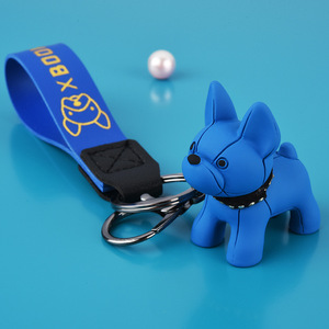 <span class=keywords><strong>Porte</strong></span>-<span class=keywords><strong>clés</strong></span> 3D en PVC pour sac à dos, breloque voiture dessin animé, bracelet en cuir PU pour femmes et hommes - Product Image 5