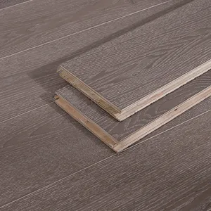 Plancher en bois dur européen blanc de 18mm d'épaisseur, 3 plis, de grande taille pour la maison