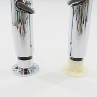 Installation et fixation de support d'échantillon de robinet, écrou de blocage, accessoires, support d'affichage en plastique pour échantillon de douche, base