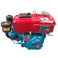 Moteur diesel marin monocylindre 4 temps Sharpower durable 5HP R175 R175A horizontal refroidi par eau, norme Euro 2, facile à utiliser