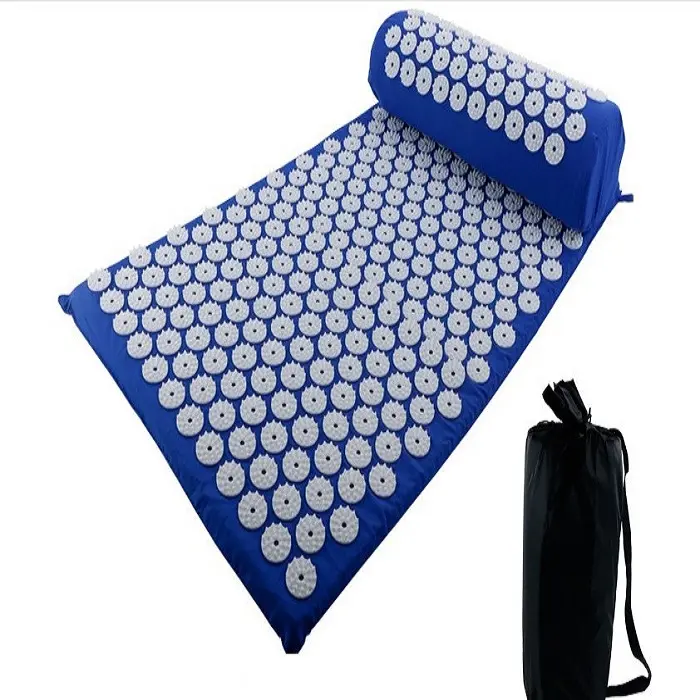 Jointop Acupressure Mat Massage Pillow Set Kuznetsov's Applicator for Neck Foot Yoga Mat with Needle Back Massager Cushion Pad