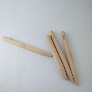 Bâton en <span class=keywords><strong>bois</strong></span> naturel, bâtons de stylet en <span class=keywords><strong>bois</strong></span> pour dessiner <span class=keywords><strong>sur</strong></span> des papiers d'art à gratter, Logo gravé au laser - Product Image 5