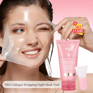 <span class=keywords><strong>Masque</strong></span> Visage au Collagène Hydrolysé TWG Éclat et Élasticié Soin Nettoyant Profond, <span class=keywords><strong>Masque</strong></span> de Nuit Filmogène Décoller - Product Image 1