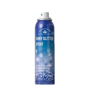 Private Label OEM 150ML Silver Glitter Body Spray <span class=keywords><strong>pour</strong></span> <span class=keywords><strong>cheveux</strong></span> vêtements Laque longue durée et à séchage rapide - Product Image 2