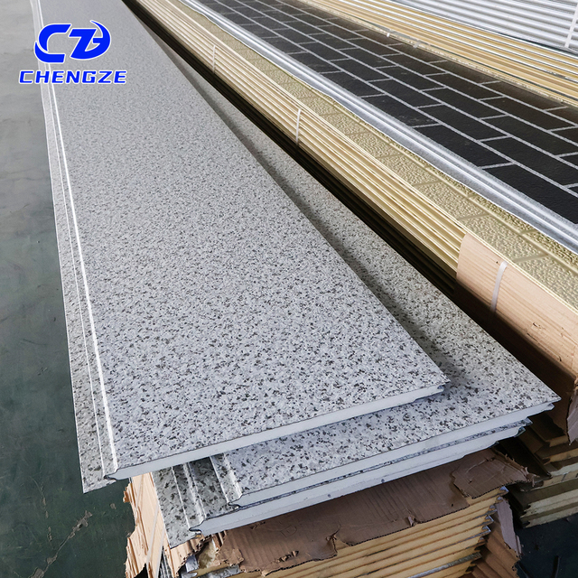 Insulated Metal Siding Wall Panel Energy Saving Building Material