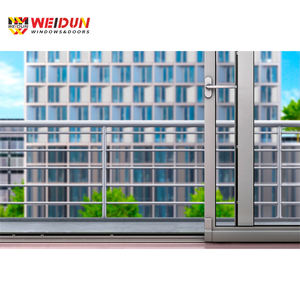 Style économique de haute qualité en aluminium à isolation thermique, portes patio parallèles inclinables et coulissantes, verre coupe-vent pour balcon et jardin - Product Image 6