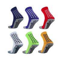 Haute Qualité Respirant Antidérapant Football Sweat Football Chaussettes Coton Chaussettes Antidérapantes Genou Football Chaussettes pour Garçons Filles