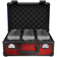 Étui pour cartes Slab Case X Rouge (BGS) avec double verrouillage TSA pour cartes gradées