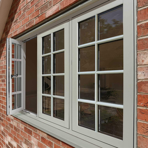 Ventanas abatibles insonorizadas modernas de aluminio de doble panel de vidrio de calidad superior - Product Image 2