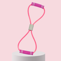 Cuerda Elástica de Resistencia para Ejercicios de Fitness, Expansor de Pecho en Forma de 8, Banda de Entrenamiento para Moldear el Cuerpo, Venta al Por Mayor