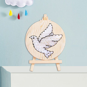 Kit de String Art avec Planche Numérotée, Kits de String Art DIY <span class=keywords><strong>en</strong></span> <span class=keywords><strong>Bois</strong></span> Faits Main sur Toile, Thème Cerf, pour Adultes - Product Image 6