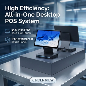 COMPAX Terminale POS All-in-One Touch FHD da 15.6'' con Intel N97, Windows, Certificazione IP65, Garanzia <span class=keywords><strong>di</strong></span> 3 Anni, <span class=keywords><strong>Registratore</strong></span> <span class=keywords><strong>di</strong></span> <span class=keywords><strong>Cassa</strong></span> - Product Image 1