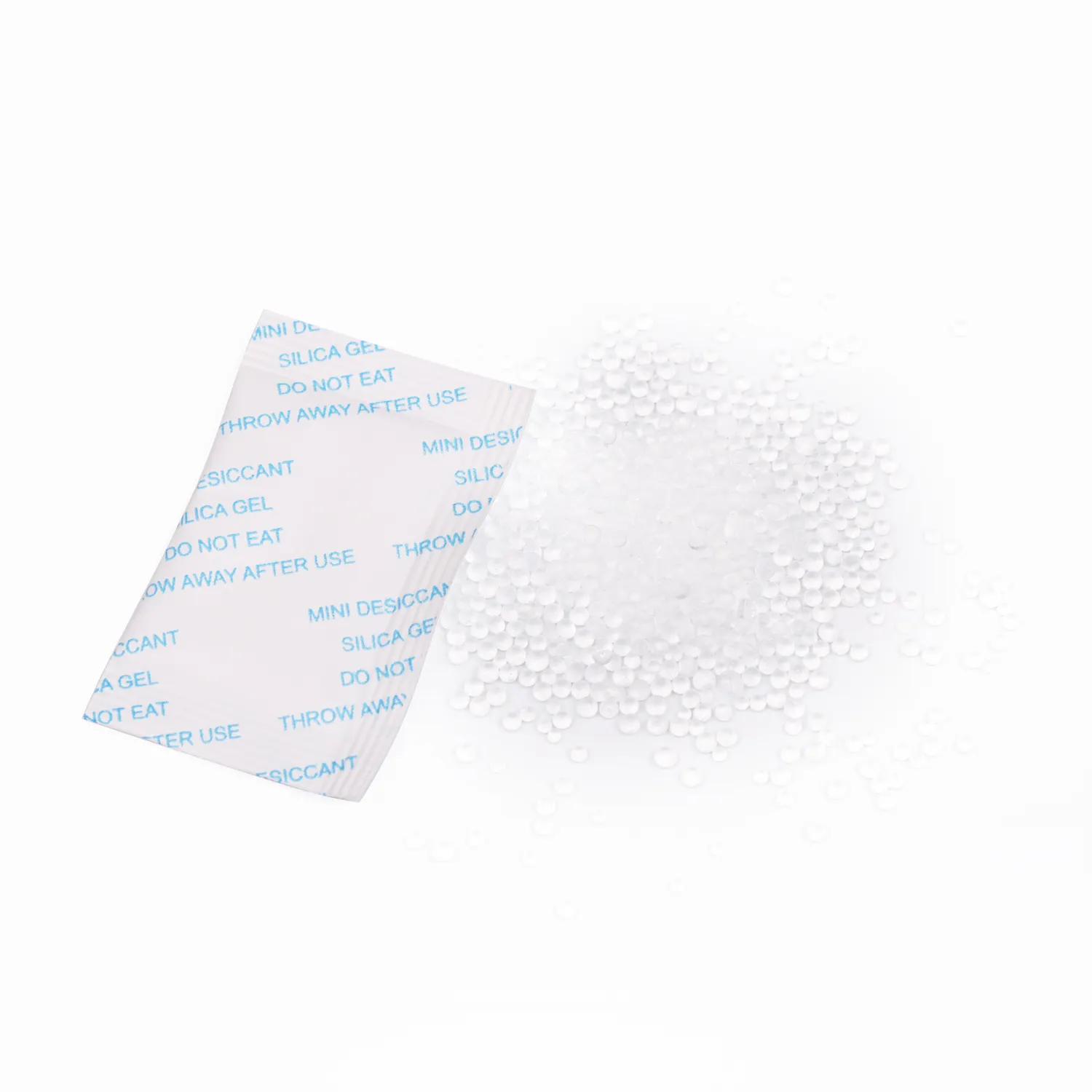 Supplier of Silicone Gel Packets Silica Gel Desiccant for Food Drug Electronic Devices Textile Toys Silica Pack Gel