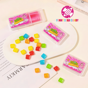Nouvelles bonbons à la bulle de gomme colorés avec un film mince, étiquette privée personnalisée, vente en gros, gommes à mâcher aromatisées aux fruits pour enfants - Product Image 2