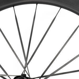 Jeu de roues 58 mm en fibre de carbone intégrale, jeu de roues de vélo de route tubulaire avec moyeu Centerlock T800 & T1100 & plat H58mm 58 mm intégral - Product Image 6