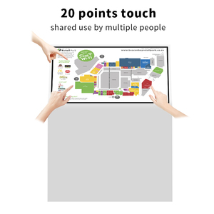Self Service Kiosk 32 43 55 Inch L Shaped Touch <b>Screen</b> for Mall Bank Digital Signage Interactive L Shaped Kiosk - Product Image 4