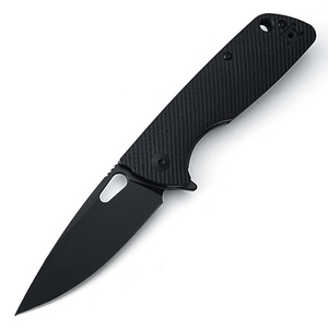 Navaja de Bolsillo Plegable Personalizable de Grado OEM para Camping, Marca HK, Mango G10, Acero Inoxidable D2 Ultra Afilado, 18.7cm, 1 Año de Garantía - Product Image 1