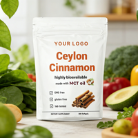 Capsules de Cannelle de Ceylan Naturelle pour la Nutrition et le Bien-être – Formule Premium de Gélules de Cannelle de Ceylan – Marque Privée