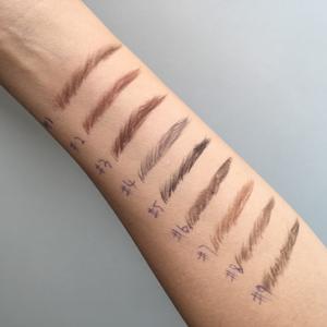 Vente en gros de stylo à sourcils liquide végan organique imperméable à l'eau avec logo personnalisé marque privée sans cruauté aux yeux <span class=keywords><strong>crayon</strong></span> à sourcils avec brosse - Product Image 2