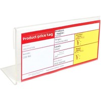 Support de Présentation en Acrylique Transparent en Forme de L pour Panneau de Table, Étiquette de Prix pour Cave à Vin, Présentoir de Cartes de Boissons, Chine
