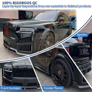 <strong>Car</strong> Bumper Assembly Wide <strong>Body</strong> Kit for Rolls Royce Cullinan 2018 2022 Old to New MSY Conversion Bodykit Side Skirts Engine Cover - Product Image 4