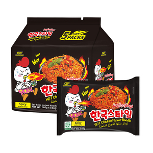 Fideos Picantes <span class=keywords><strong>Estilo</strong></span> <span class=keywords><strong>Coreano</strong></span> al por Mayor, Ramen <span class=keywords><strong>Coreano</strong></span> Halal con Sabor Picante, Fideos Instantáneos - Product Image 4