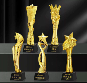 Trophées en métal sur mesure en gros, design personnalisé, pour marathon, basketball, football, <span class=keywords><strong>boxe</strong></span>, judo, trophée sportif vierge - Product Image 1