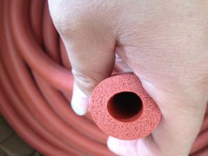 רצועות גומי סיליקון אדומות סגורות תאים, גלילי גומי סיליקון ספוגי, רצועות קצף גומי סיליקון - Product Image 5