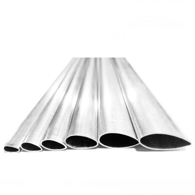High Precision Extruded Customized Sizes Streamline Shape 6061 T6 Aluminium Alloy Pipe Tube