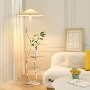 <span class=keywords><strong>Lampada</strong></span> <span class=keywords><strong>da</strong></span> Terra <span class=keywords><strong>LED</strong></span> Vintage in Legno Stile Nordico Moderno con Paralume a Cono per Camera <span class=keywords><strong>da</strong></span> Letto e Soggiorno, Arredamento di Lusso - Product Image 4
