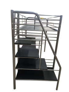 Koop Goedkope Gebruikte Metalen <span class=keywords><strong>Twin</strong></span> Stapelbed Met Bureau - Product Image 3