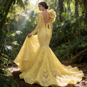 Abito da sposa bordeaux taglie forti |   Elegante Abito da Cerimonia e da Sera per una Celebrazione Sofisticata - Product Image 1