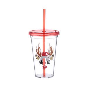 Vaso de Plástico Reutilizable de 700 ml con Pajita y Tapa, Diseño de Dibujos Animados, Personalizable por Sublimación, Popular entre los Niños, 24 oz - Product Image 2