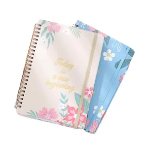 A5 Coilbook planner Weekly planner notebook calendar loose-leaf English coated paper cover