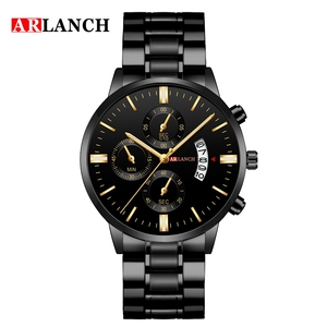 Reloj de Pulsera Deportivo y de Negocios para Hombre, Multifunción, Cronógrafo, Cuarzo, Correa de Acero Inoxidable, Resistente al Agua - Product Image 3