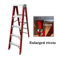 Utilisation commerciale fibre de verre FRP et aluminium Hringbone projet échelle Design industriel outil extérieur certifié EN131