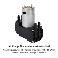 HCKG 12v 24v Accessoire d'aspirateur haute performance, aspirateur robot avec débit maximal de 20 L/min*2, micro-pompe à vide