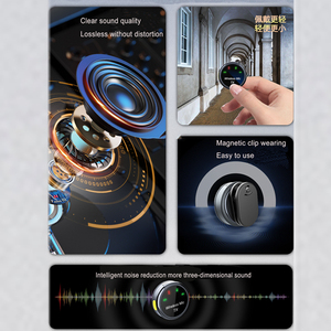 Không dây Lavalier ve áo <span class=keywords><strong>Microphone</strong></span> với Magnetic Clip USB-C/cho IOS giao diện cho <span class=keywords><strong>video</strong></span> ghi âm Youtube vlog - Product Image 2