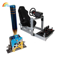 Nouvelle conception de simulateur de course, levier de vitesses séquentiel, à utiliser pour les accessoires de cockpit de simulation de course, simulateur de course, levier de vitesses séquentiel