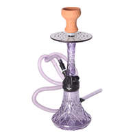 Personnalisable Mini Portable Mini Luxe Acrylique Narguilé Vente en Gros Transparent Shisha avec Miroir et Laque Techniques
