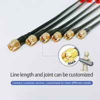 Antenne cellulaire externe omnidirectionnelle personnalisée 2G 3G 4G 5G GSM LTE 700-810 915-928MHz SMA Mâle Câble de 154 mm