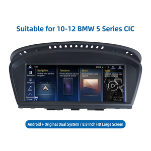 Autoradio Android à double système HD de 8.8 pouces, lecteur multimédia, écran tactile, pour BMW série 5 F10 F11 CIC 2010-2012, Carplay sans fil - Product Image 1