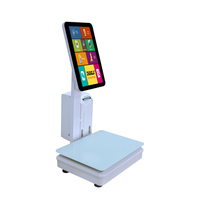 Balance tactile de point de vente LS8 avec reconnaissance IA, écran 11,6 pouces, capacité 15 kg, et imprimante d'étiquettes 60 mm pour produits de supermarché