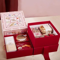 Boîte cadeau de mariage et de fiançailles écologique de luxe, emballage rigide à double couche, laminage mat, matériaux recyclés, personnalisable