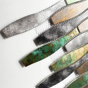 Azulejos de Mosaico Metálico Modernos, Resistentes al Agua, Ecológicos, de Lujo, con Diseño de Bola de Boliche, para Sala de Estar, Baño, Cocina, Revestimiento de Paredes, <span class=keywords><strong>Villa</strong></span> - Product Image 3