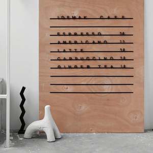 Tableau de menu magnétique pour boulangerie, tableau mural magnétique pour menu de café, tableau à lettres magnétique - Product Image 4